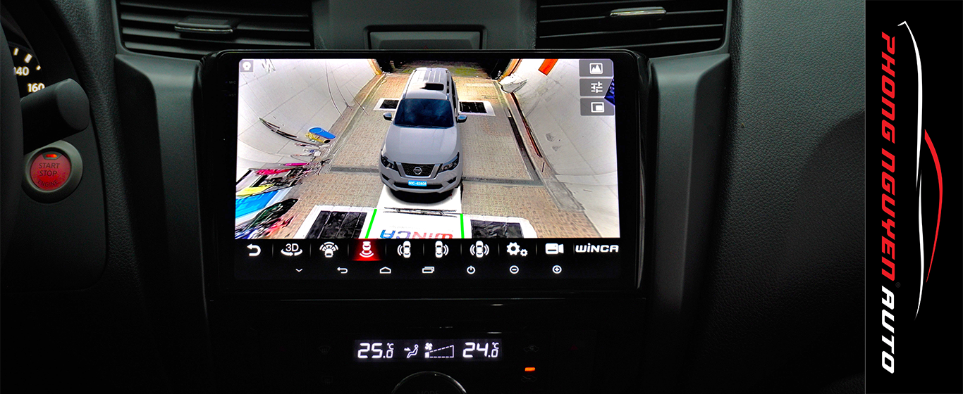 Nissan Navara Pro4x màn hình android 360